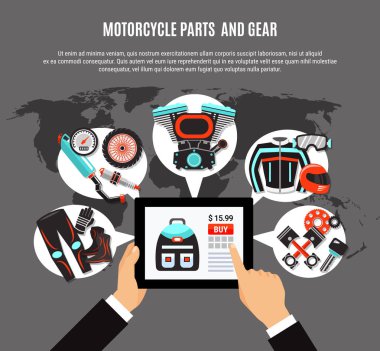 Alışveriş online motosiklet parçaları