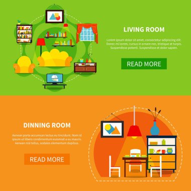 İç tasarım afiş kümesi