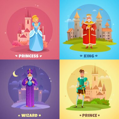 Fairytale karakter 2 x 2 tasarım konsepti