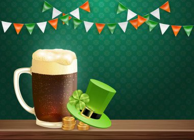 Saint Patricks Holiday kompozisyon