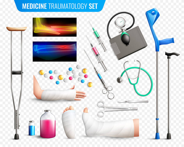 Traumas Medical Tools Set