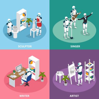 Yaratıcı robotlar izometrik kavramı 