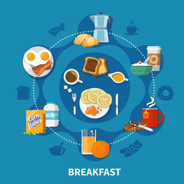 Breakfast Concept Icons Set Stock Vector Image by ©macrovector #96984470