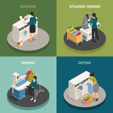 Çamaşırhane 2 x 2 tasarım konsepti