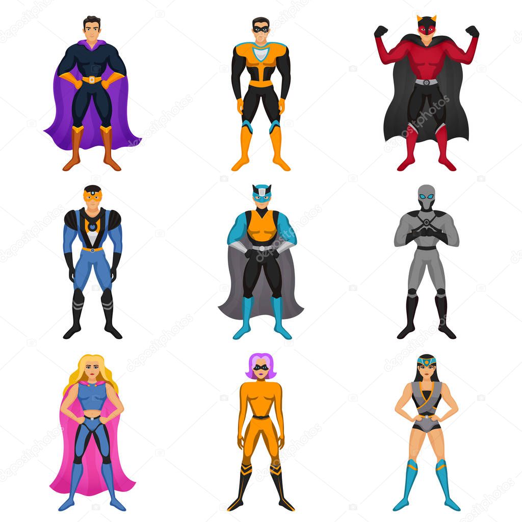 Superhero Costumes Set