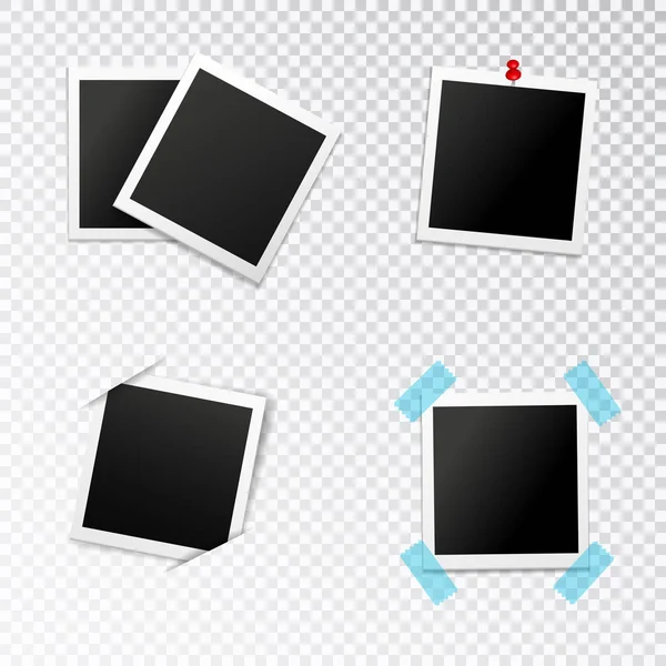 Photo Frames Set — Stock Vector