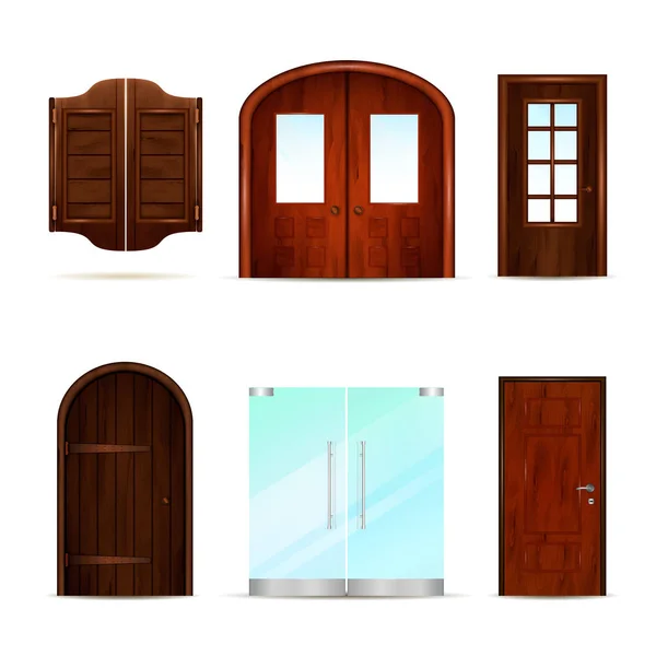 Реконструкция парадных дверей — стоковый вектор