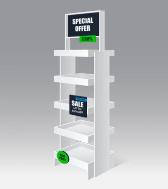 Promosyon raf gerçekçi 