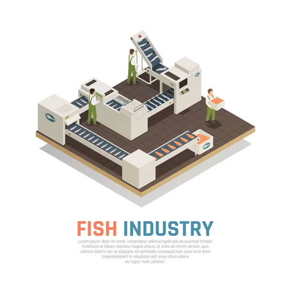 Fondo de producción de alimentos marinos — Vector de stock