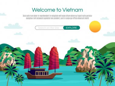 Vietnam vektör çizim