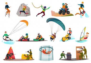 Modern spor ve eğlenceleri Set