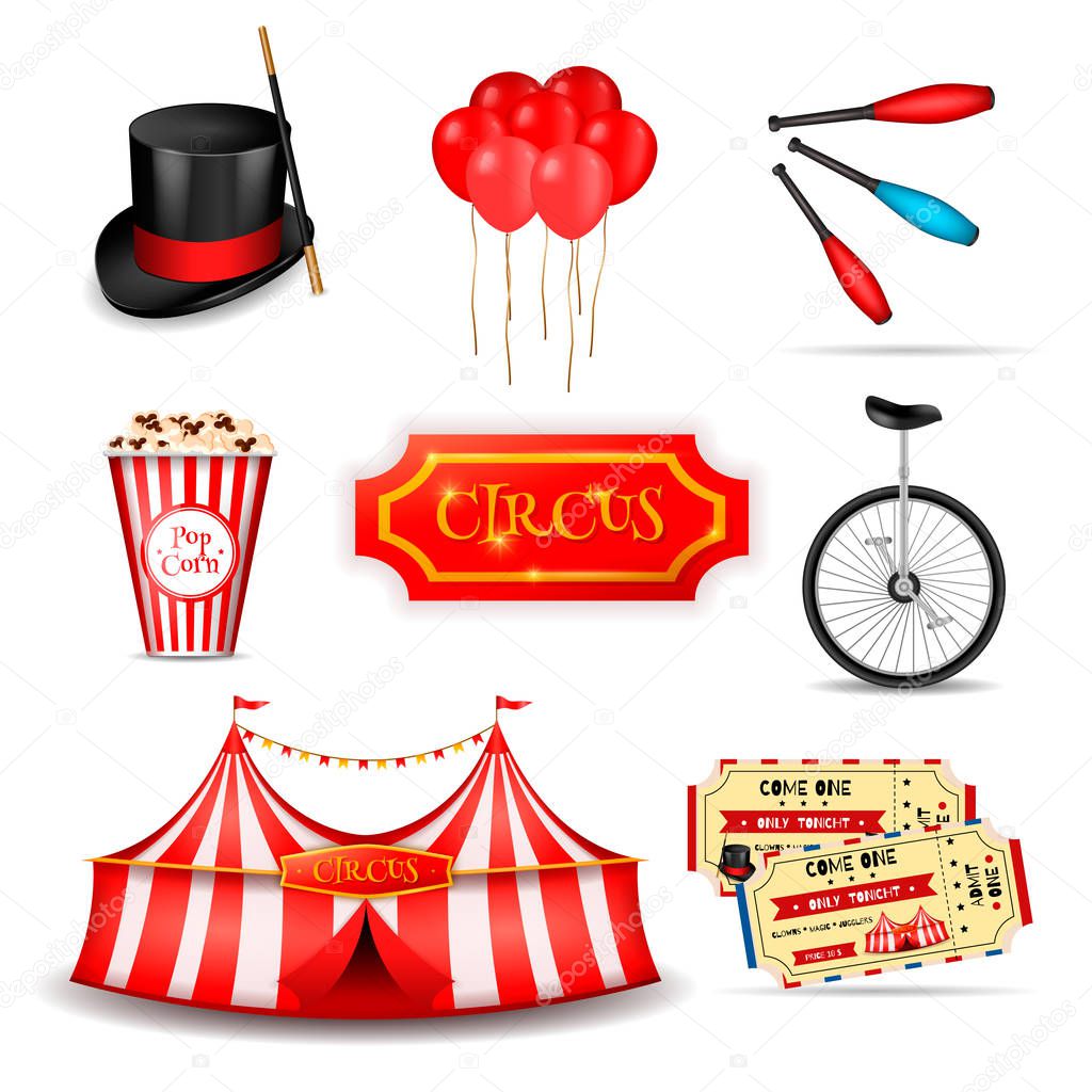 Travelling Circus Elements Set