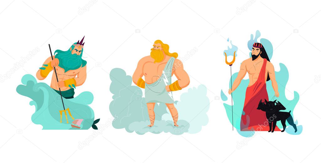 Greek Gods Illustration