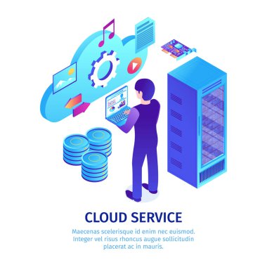 Bulut Sunucu Hizmeti Arkaplanı