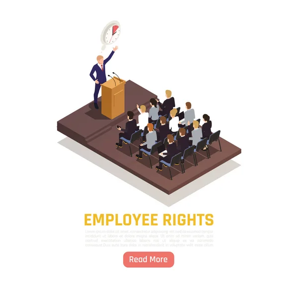 従業員の権利等の等価性 — ストックベクタ