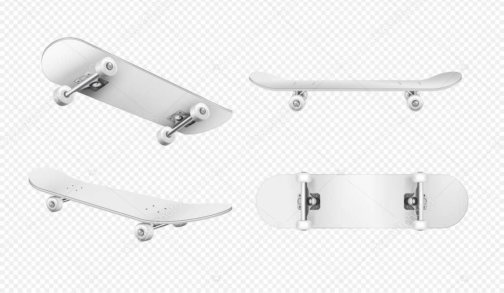 Skateboards Realistic Set