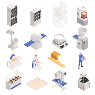 Fırın Isometric Set 