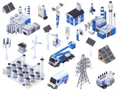 Elektrik izometrik Set
