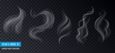 Steam And Smoke Set clipart