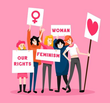 Kadın Feminizmini Protesto Etmek