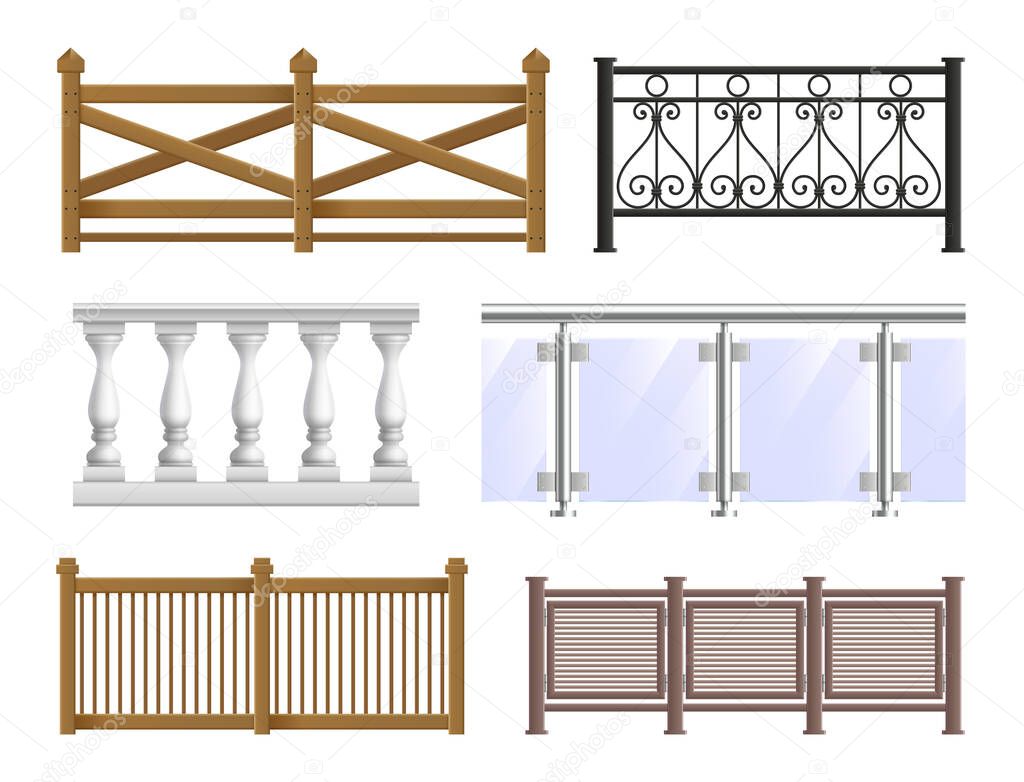 Balcony Fence Set