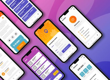 Smartphone Screens Background 