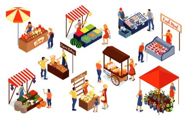 Çiftlik Pazarı Isometric Set