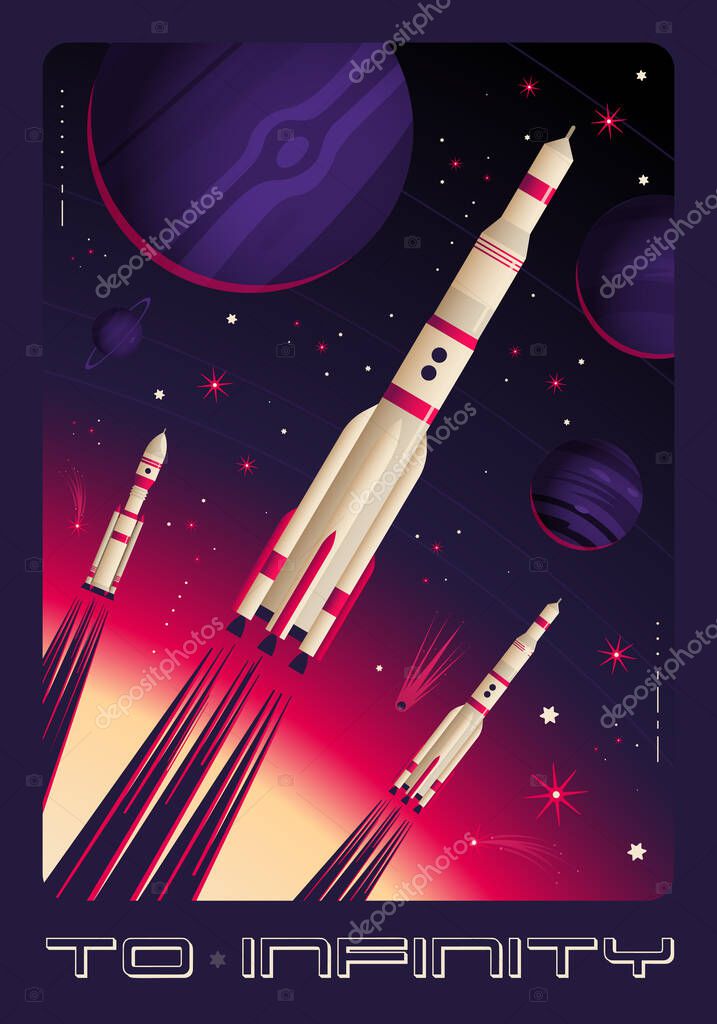 To Infinity Rocket Poster
