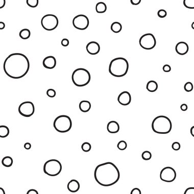 Kaotik basit kabarcıklar. Küçük mermiler. Kusursuz desen