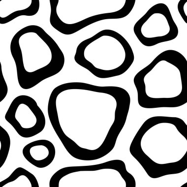 Fütürist geometri. Rastgele basit şekillerle kusursuz desen