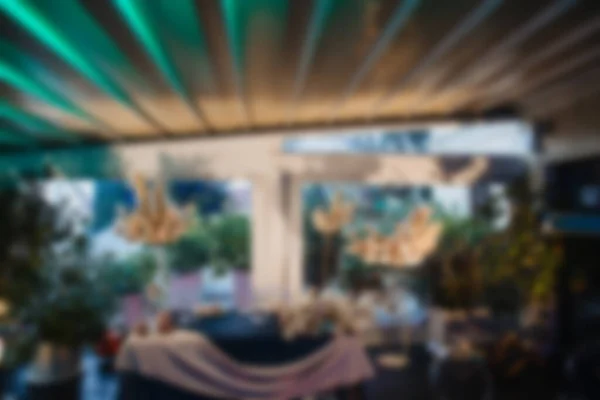Abstract blur and defocused restaurant interior. — Stock Photo, Image