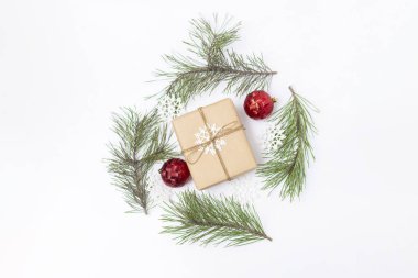 Noel için çam arka planı