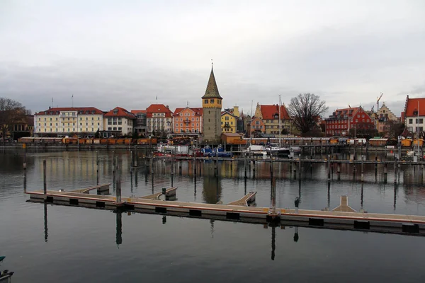 Lindau köyü bir kış günü