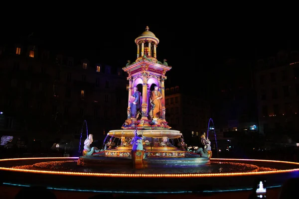 Las luces de la fuente jacobina — Foto de Stock