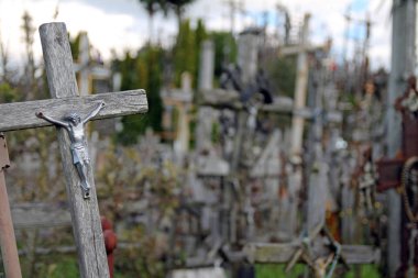 Litvanya 'daki Kryziu Kalnas (Haçlar Tepesi)