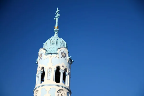 Detail Blue Church Bratislava Sunny Day — Stock Photo, Image