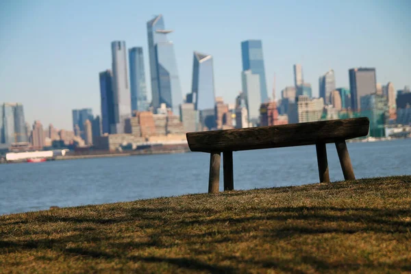 Utsikt Över Manhattan Skyline Från New Jersey — Stockfoto