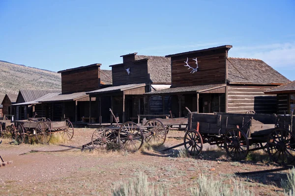 Vista Cidade Velha Trilha Cody Wyoming — Fotografia de Stock