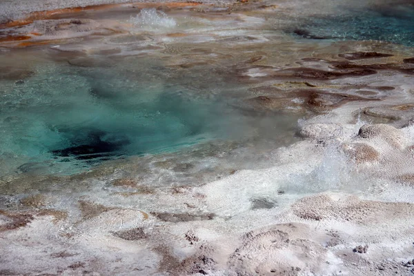 Blue Spring Basins Yellowstone National Park — Stock Photo, Image