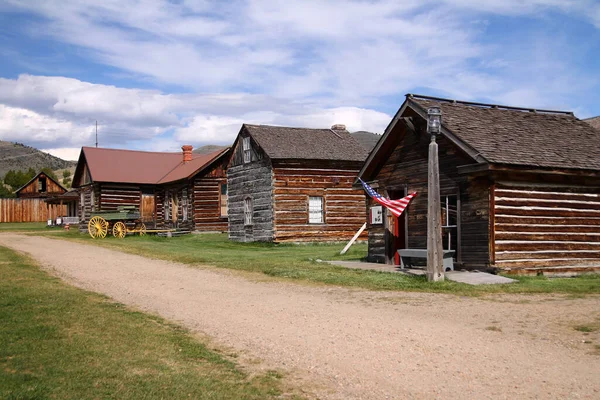 Saut Dans Une Ville Fantôme Dans Montana — Photo