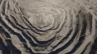 Mineraller çıkarma ile dev taş ocağı