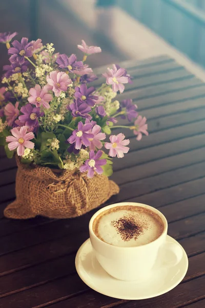 Cappuccino, Hot coffee — Stock Photo, Image