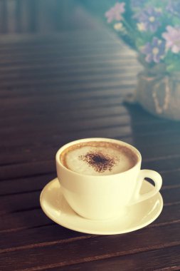 Kapuçino, sıcak kahve Kupası