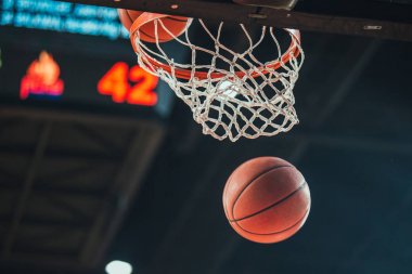 Basketbol çember, puanlama stadyumda basketbol