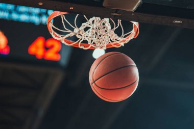 Basketbol çember, puanlama stadyumda basketbol
