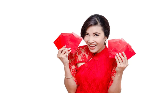 Mooie vrouw in traditionele Chinese kostuum — Stockfoto