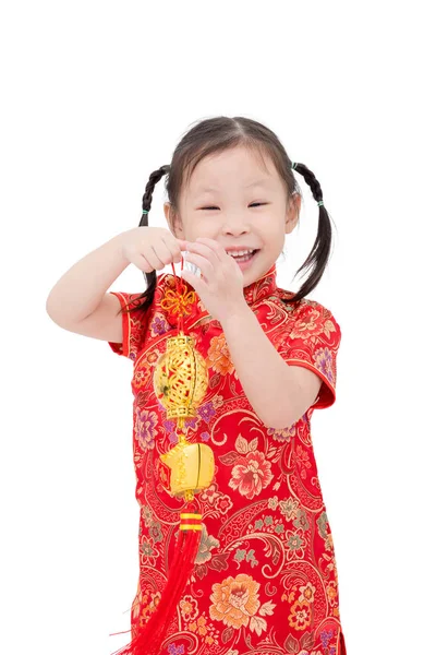 Little girl in traditioal chinese costume — Stock Photo, Image