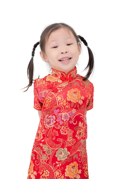 Petite fille en costume traditionnel chinois — Photo
