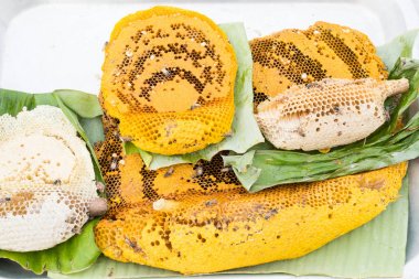 Tayland taze Market tabakta petek