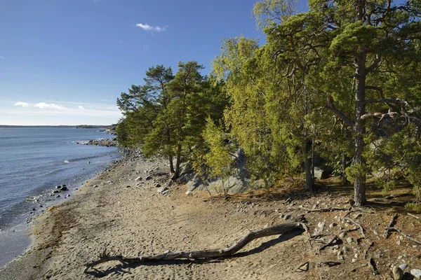 Pebble beach in Nynashamn — Stock Photo, Image